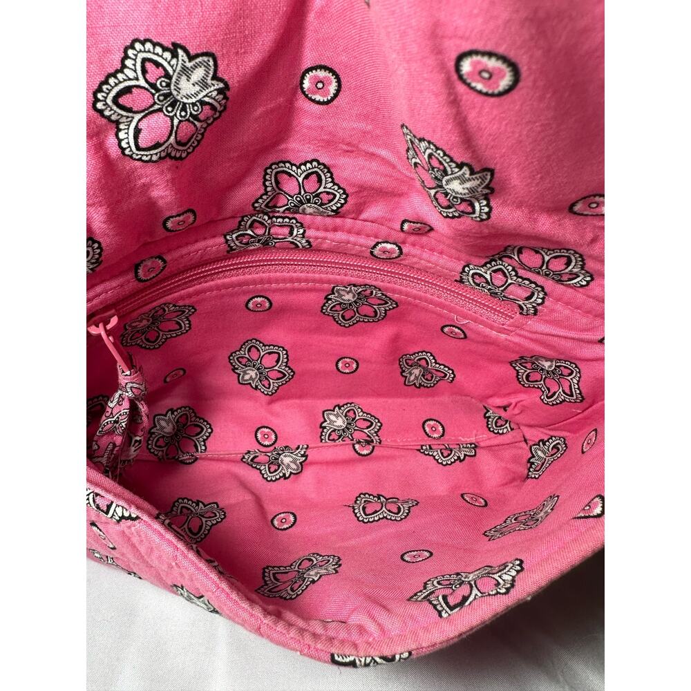 Vera Bradley Pink Flamingo Vintage Flap Front Purse - Picture 5 of 7